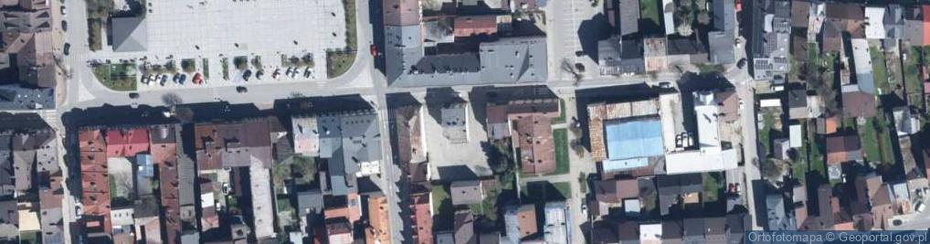 Zdjęcie satelitarne Harcerska ul.