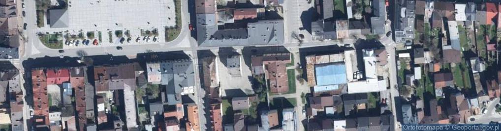 Zdjęcie satelitarne Harcerska ul.