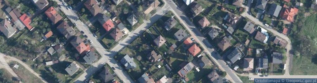 Zdjęcie satelitarne Harcerska ul.