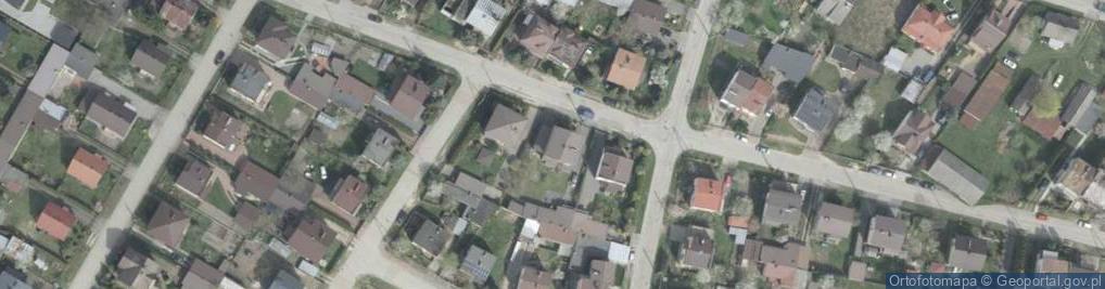 Zdjęcie satelitarne Harcerska ul.