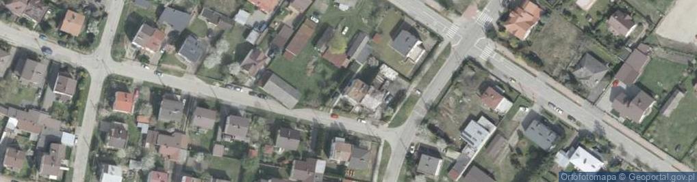 Zdjęcie satelitarne Harcerska ul.