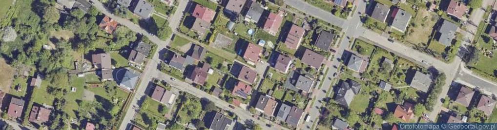 Zdjęcie satelitarne Harcerska ul.