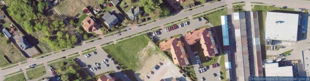 Zdjęcie satelitarne Harcerska ul.