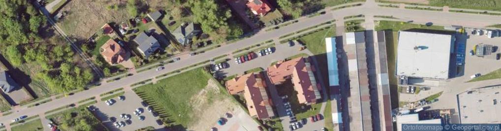 Zdjęcie satelitarne Harcerska ul.
