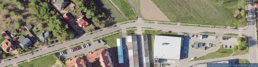 Zdjęcie satelitarne Harcerska ul.