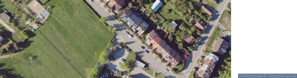 Zdjęcie satelitarne Harcerska ul.