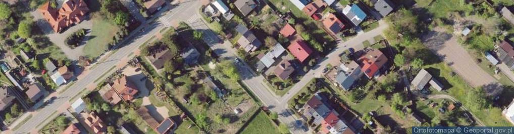 Zdjęcie satelitarne Harcerska ul.