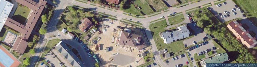 Zdjęcie satelitarne Harcerska ul.