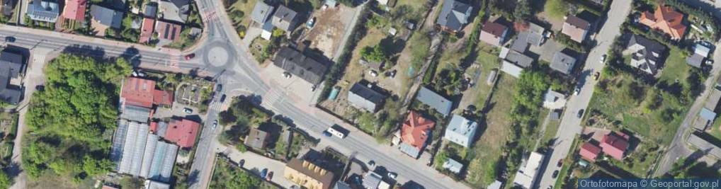 Zdjęcie satelitarne Harcerska ul.