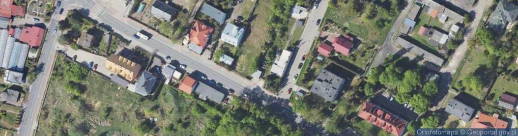 Zdjęcie satelitarne Harcerska ul.