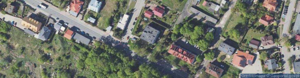 Zdjęcie satelitarne Harcerska ul.