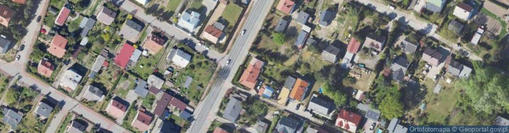 Zdjęcie satelitarne Harcerska ul.