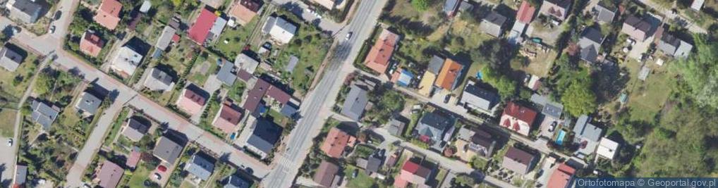 Zdjęcie satelitarne Harcerska ul.
