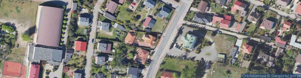 Zdjęcie satelitarne Harcerska ul.