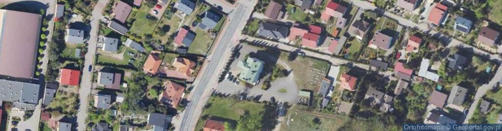 Zdjęcie satelitarne Harcerska ul.