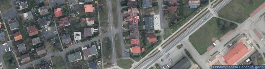 Zdjęcie satelitarne Harcerska ul.