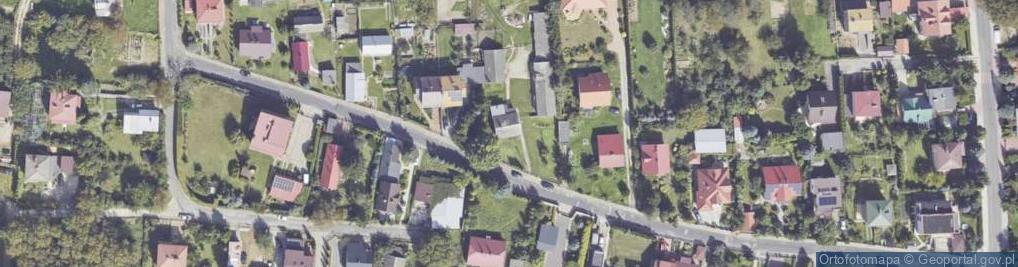 Zdjęcie satelitarne Harcerska ul.