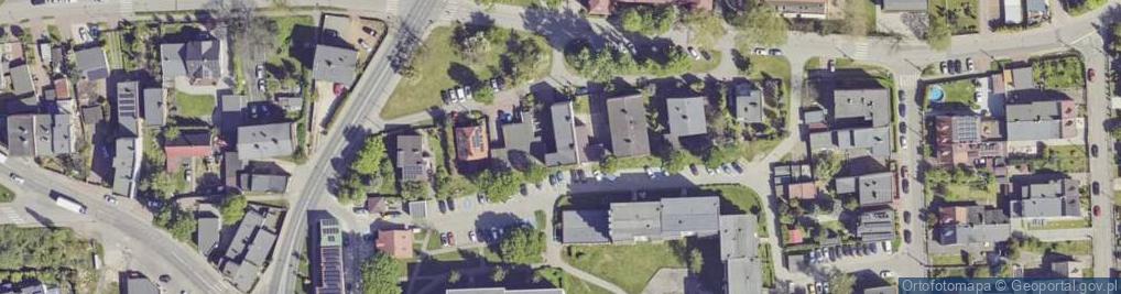 Zdjęcie satelitarne Harcerska ul.