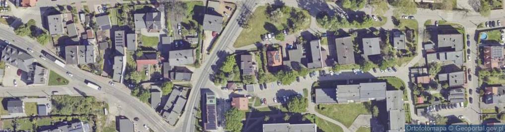 Zdjęcie satelitarne Harcerska ul.