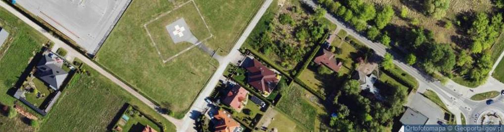 Zdjęcie satelitarne Harcerska ul.