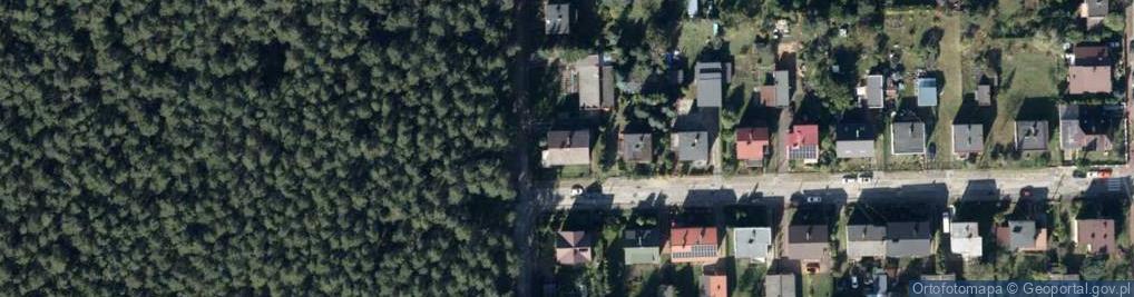 Zdjęcie satelitarne Harcerska ul.