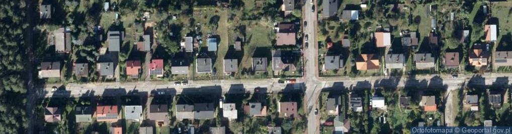 Zdjęcie satelitarne Harcerska ul.