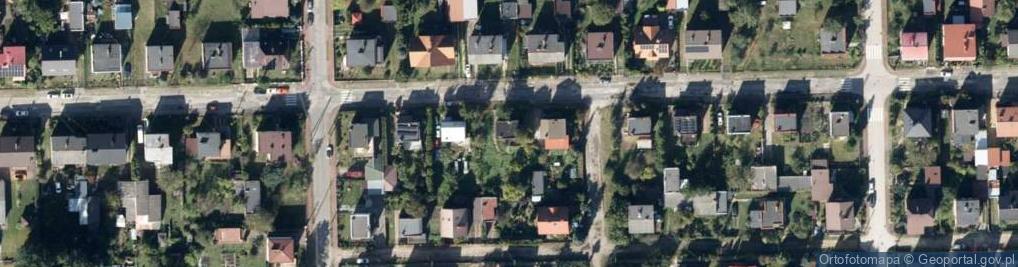 Zdjęcie satelitarne Harcerska ul.