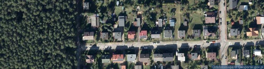 Zdjęcie satelitarne Harcerska ul.