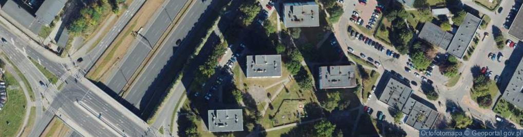 Zdjęcie satelitarne Hallera Józefa, gen. ul.