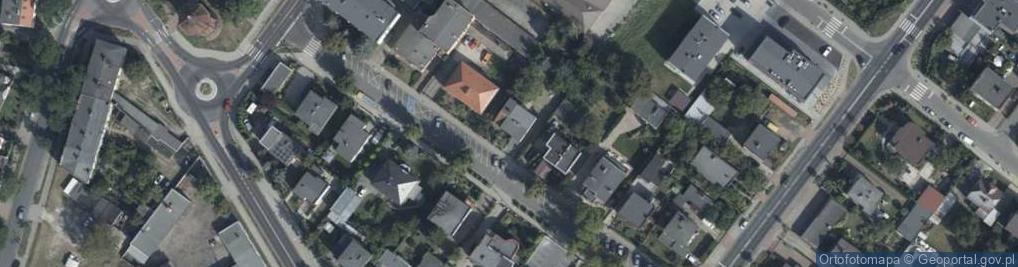 Zdjęcie satelitarne Harcerska ul.