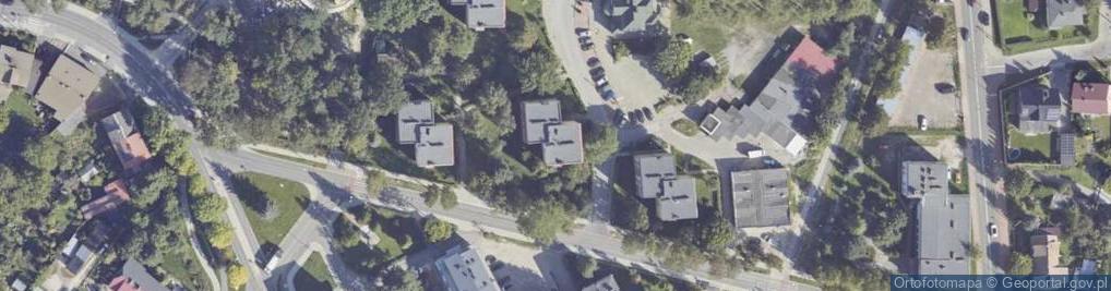 Zdjęcie satelitarne Harcerska ul.