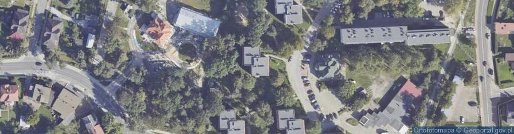 Zdjęcie satelitarne Harcerska ul.