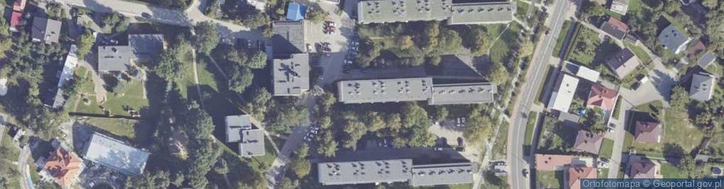 Zdjęcie satelitarne Harcerska ul.