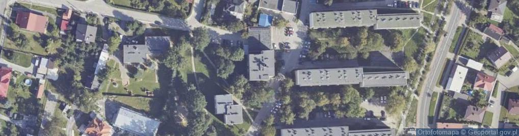 Zdjęcie satelitarne Harcerska ul.