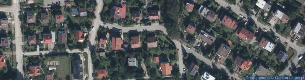 Zdjęcie satelitarne Harcerska ul.