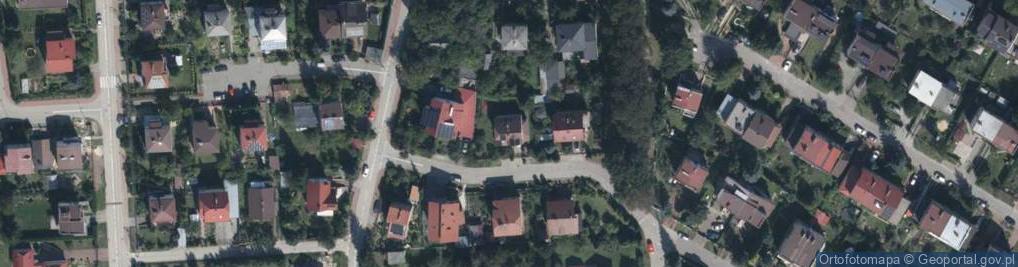 Zdjęcie satelitarne Harcerska ul.