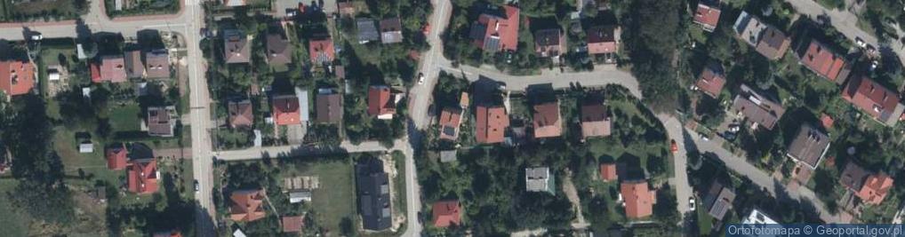 Zdjęcie satelitarne Harcerska ul.