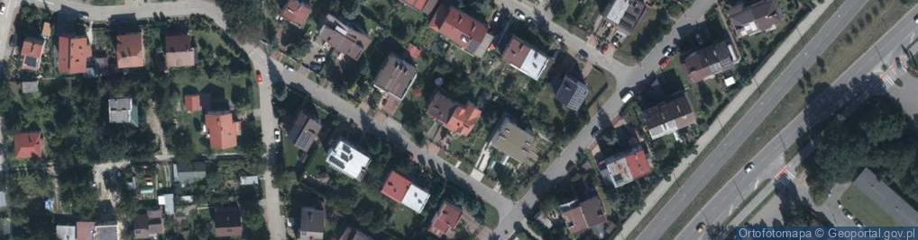 Zdjęcie satelitarne Harcerska ul.