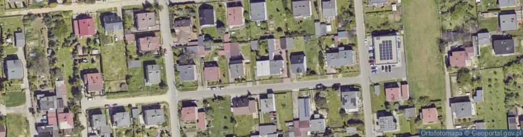 Zdjęcie satelitarne Harcerska ul.