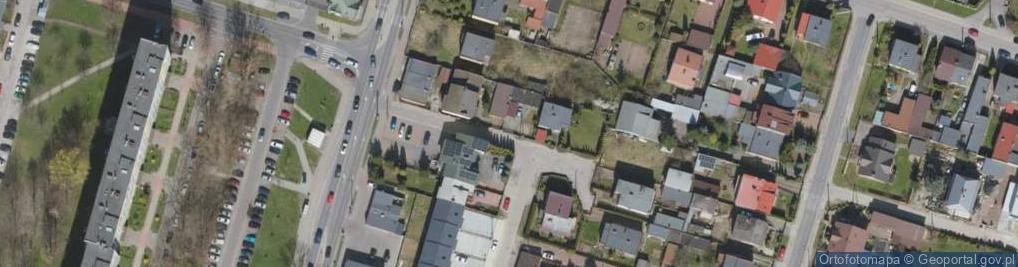 Zdjęcie satelitarne Handlowa ul.