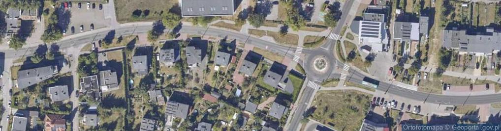 Zdjęcie satelitarne Hallera Józefa, gen. ul.