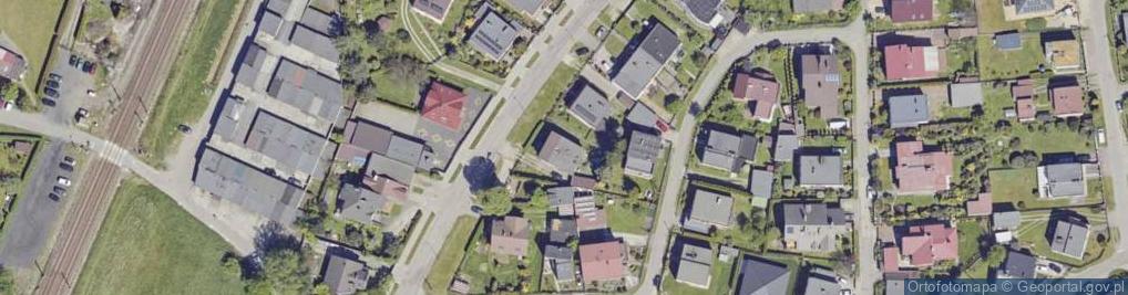 Zdjęcie satelitarne Harcerska ul.