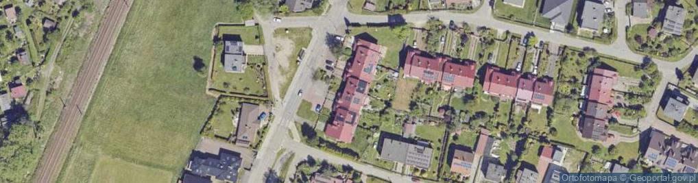 Zdjęcie satelitarne Harcerska ul.