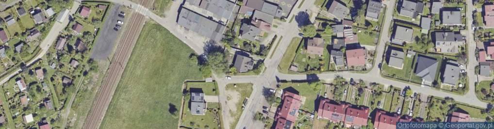 Zdjęcie satelitarne Harcerska ul.