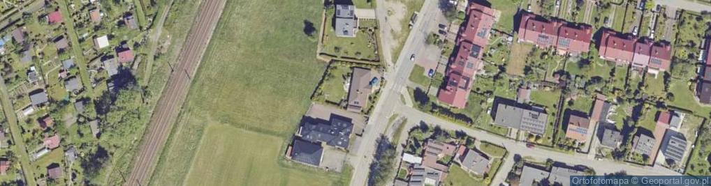 Zdjęcie satelitarne Harcerska ul.