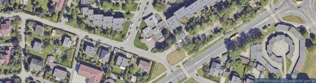 Zdjęcie satelitarne Harcerska ul.