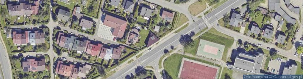 Zdjęcie satelitarne Harcerska ul.