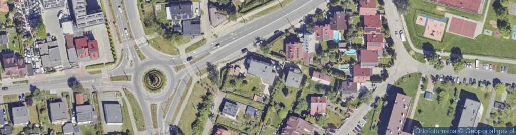 Zdjęcie satelitarne Harcerska ul.