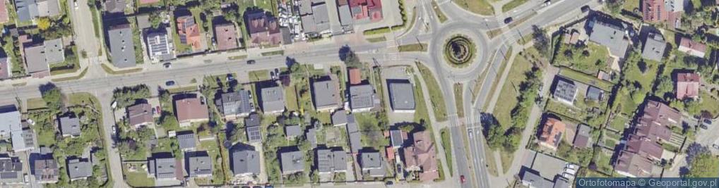 Zdjęcie satelitarne Harcerska ul.