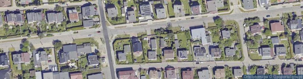 Zdjęcie satelitarne Harcerska ul.